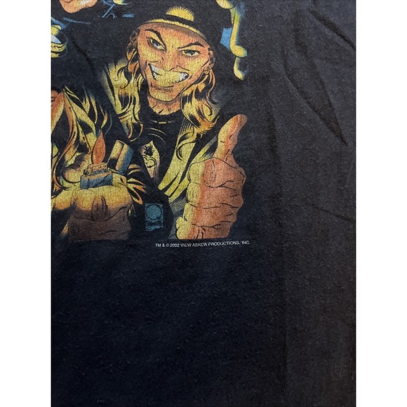 Vintage 2002 Dork Knight T-Shirt Jay & Silent Bob Graphitti Designs Adult M Fade - Picture 3 of 9
